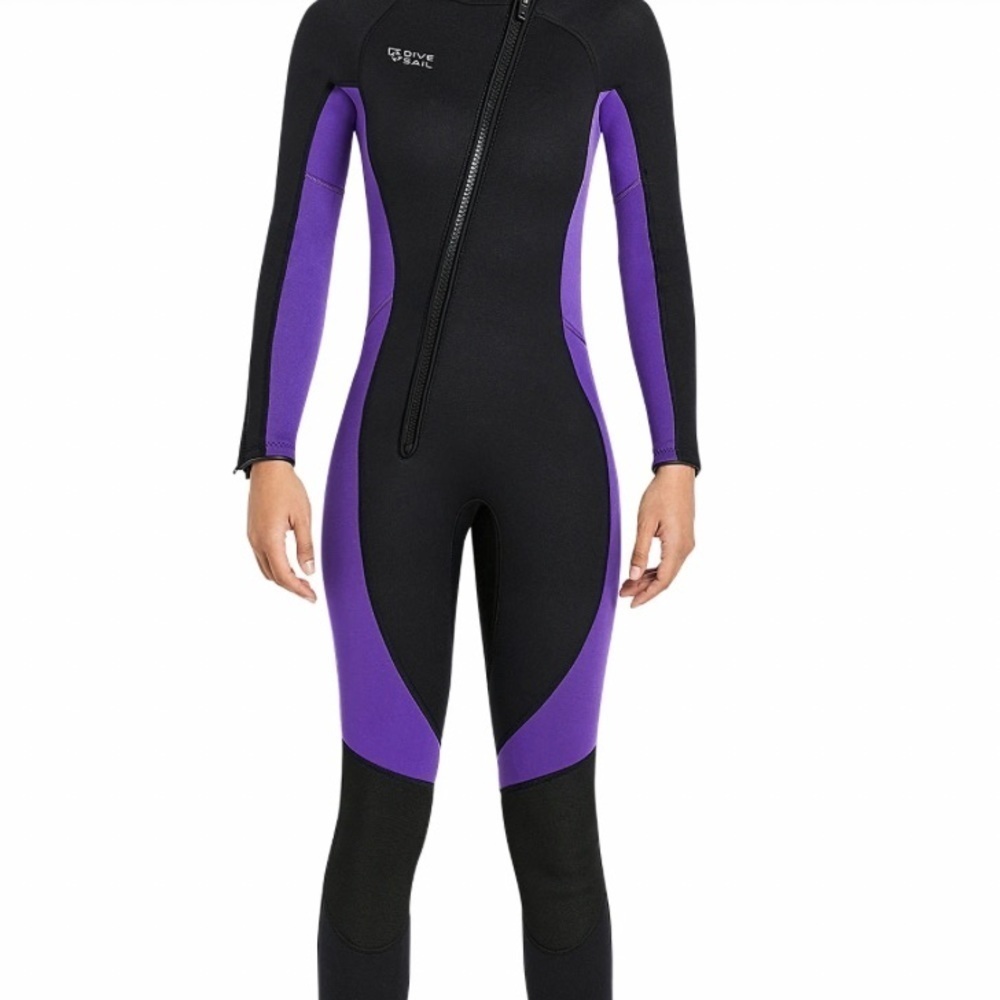 Women's Men's Wetsuit 3mm
Neoprene Front Zip Fulllength
